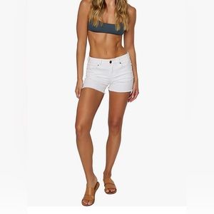 O'NEILL Women's Cody White Denim Shorts. Brand new. Size 29.